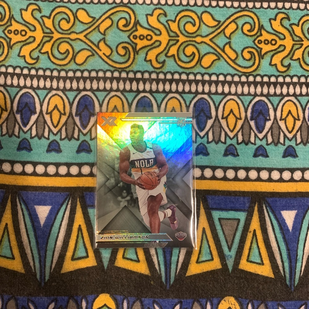 Zion Williamson rookie card silver foil